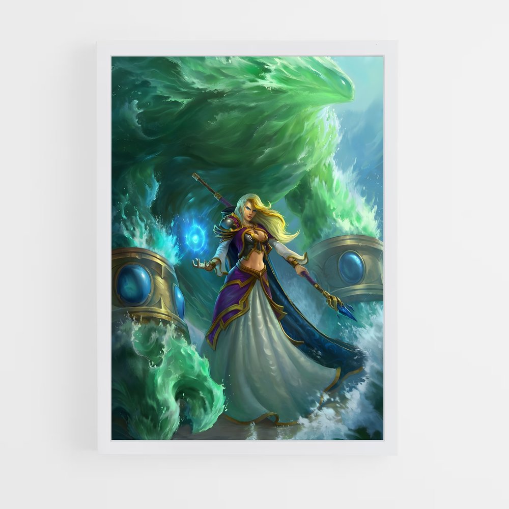 Poster L'Oracle Émeraude – affiche World of Warcraft (vue 3)